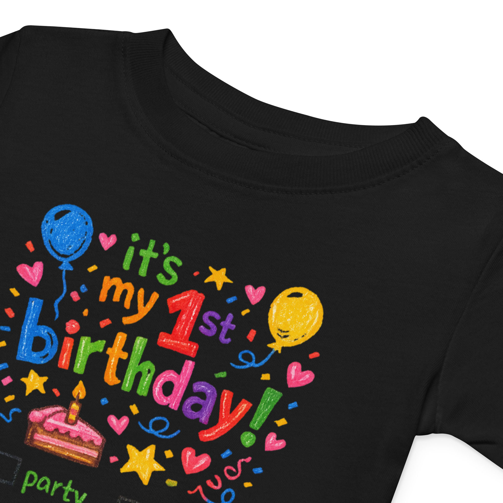 1st Birthday Baby jersey t-shirt