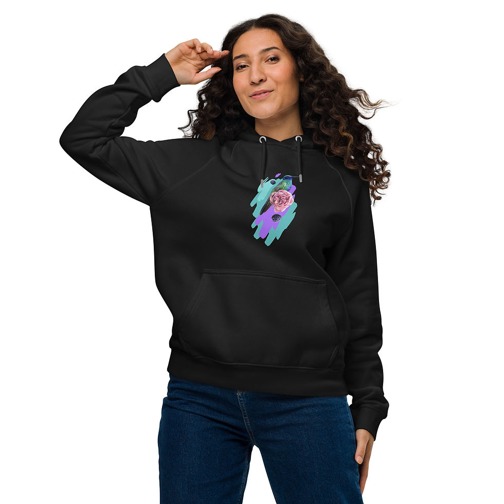 Women's Bird eco raglan hoodie