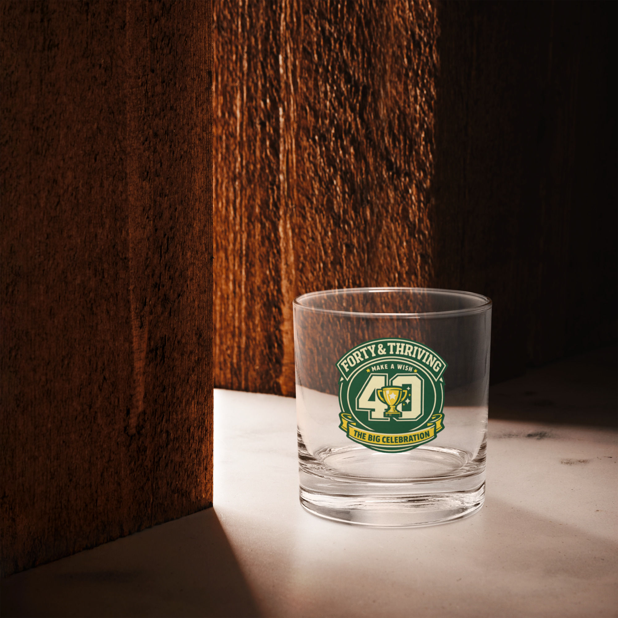 40 Rocks glass