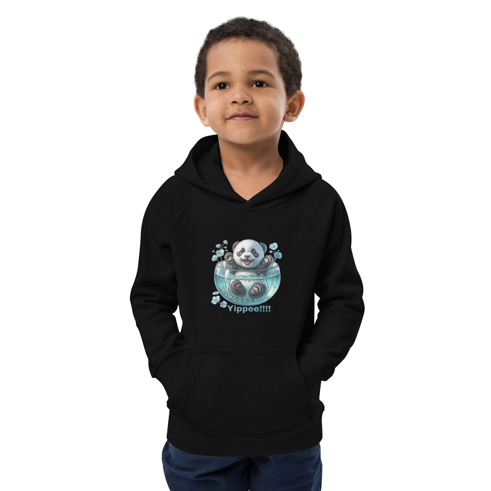 Kids Panda eco hoodie