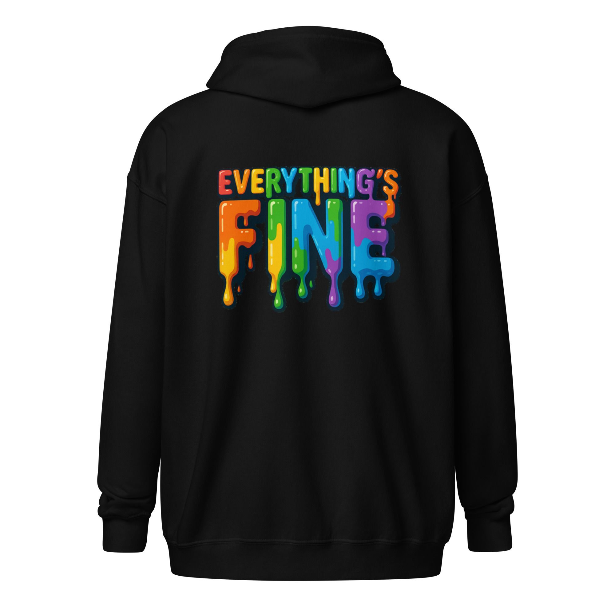 Everything's Fine Unisex heavy blend zip hoodie