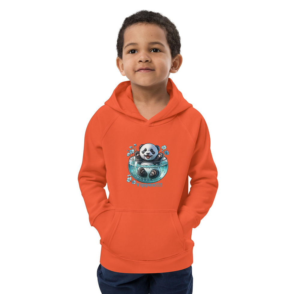 Thumbnail: Kids Panda eco hoodie