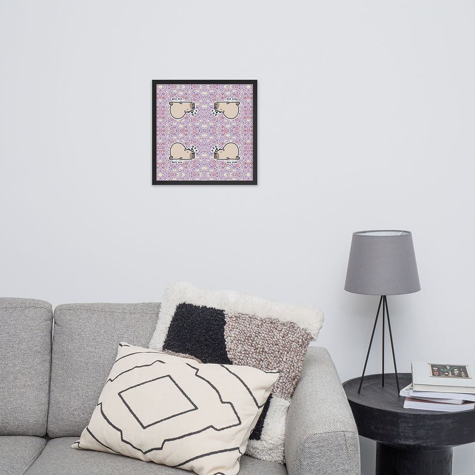 Thumbnail: Zzz... Club Framed poster