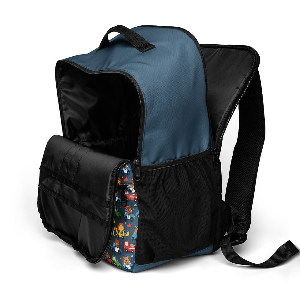 Thumbnail: Animal Vehicle Print Utility backpack