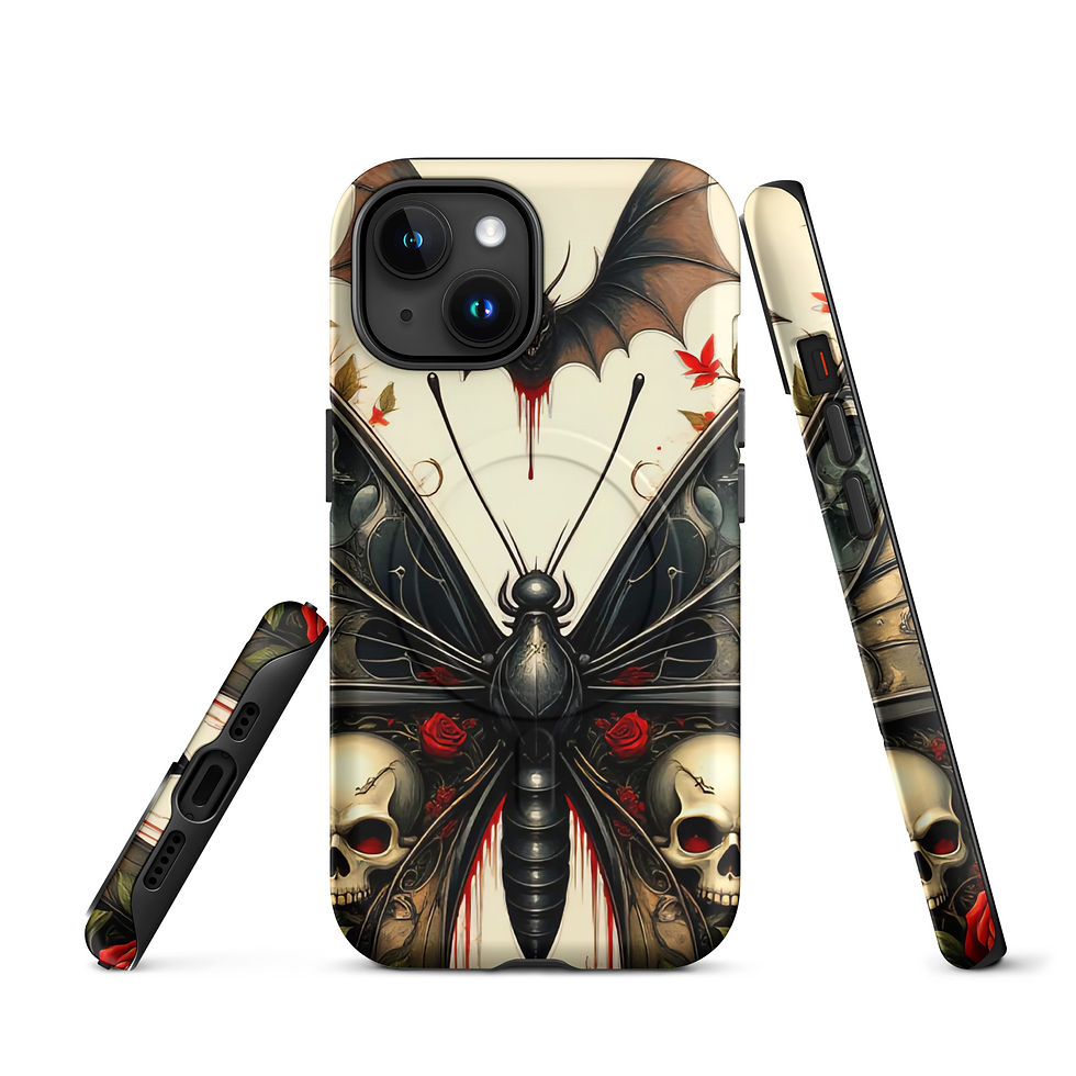 Thumbnail: Skull Butterfly MagSafe® tough case for iPhone®