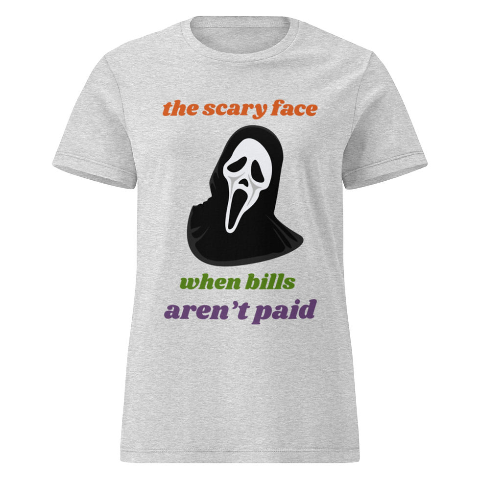 Thumbnail: Women’s Scary Face basic softstyle t-shirt