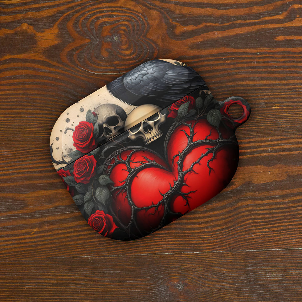 Thumbnail: Skull Heart Case for AirPods®