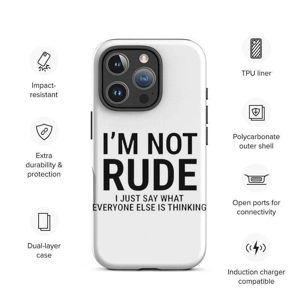 Thumbnail: I'm Not Rude Tough Case for iPhone®