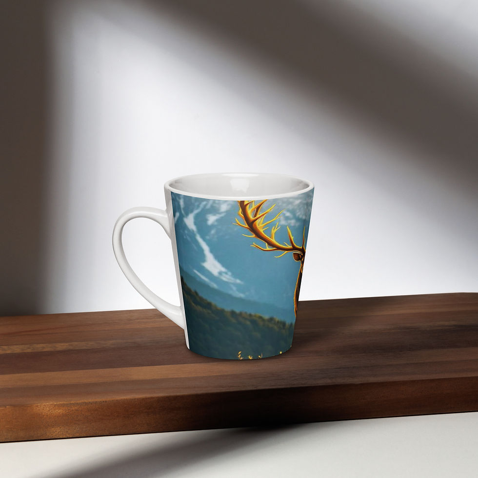 Thumbnail: Cute Deer Latte mug