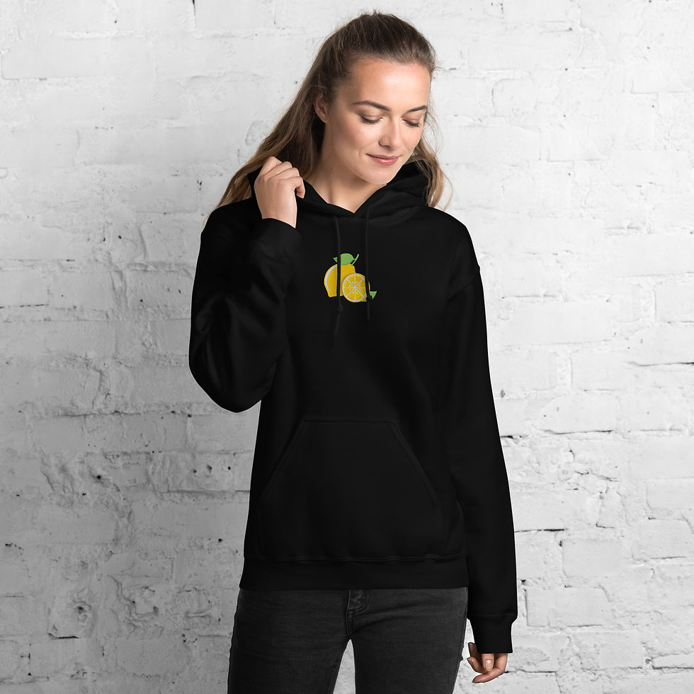 Women's lemon Hoodie