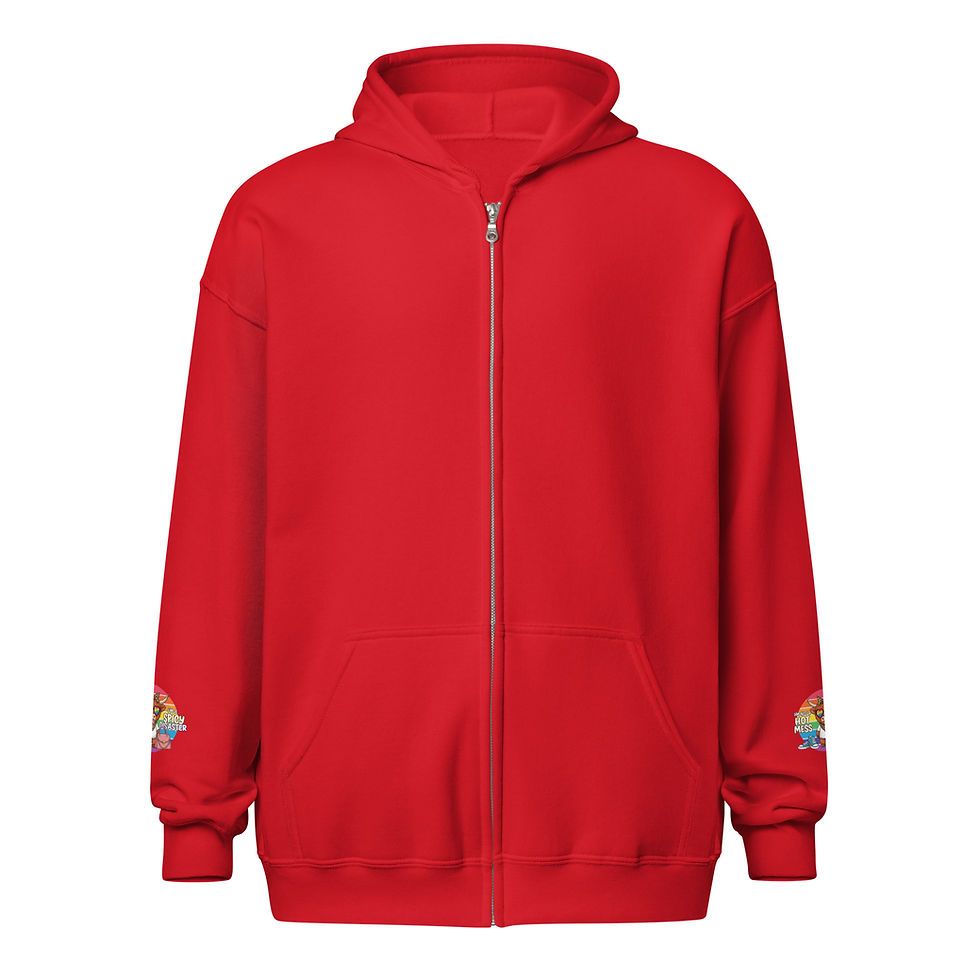 Thumbnail: Hot Mess Unisex heavy blend zip hoodie