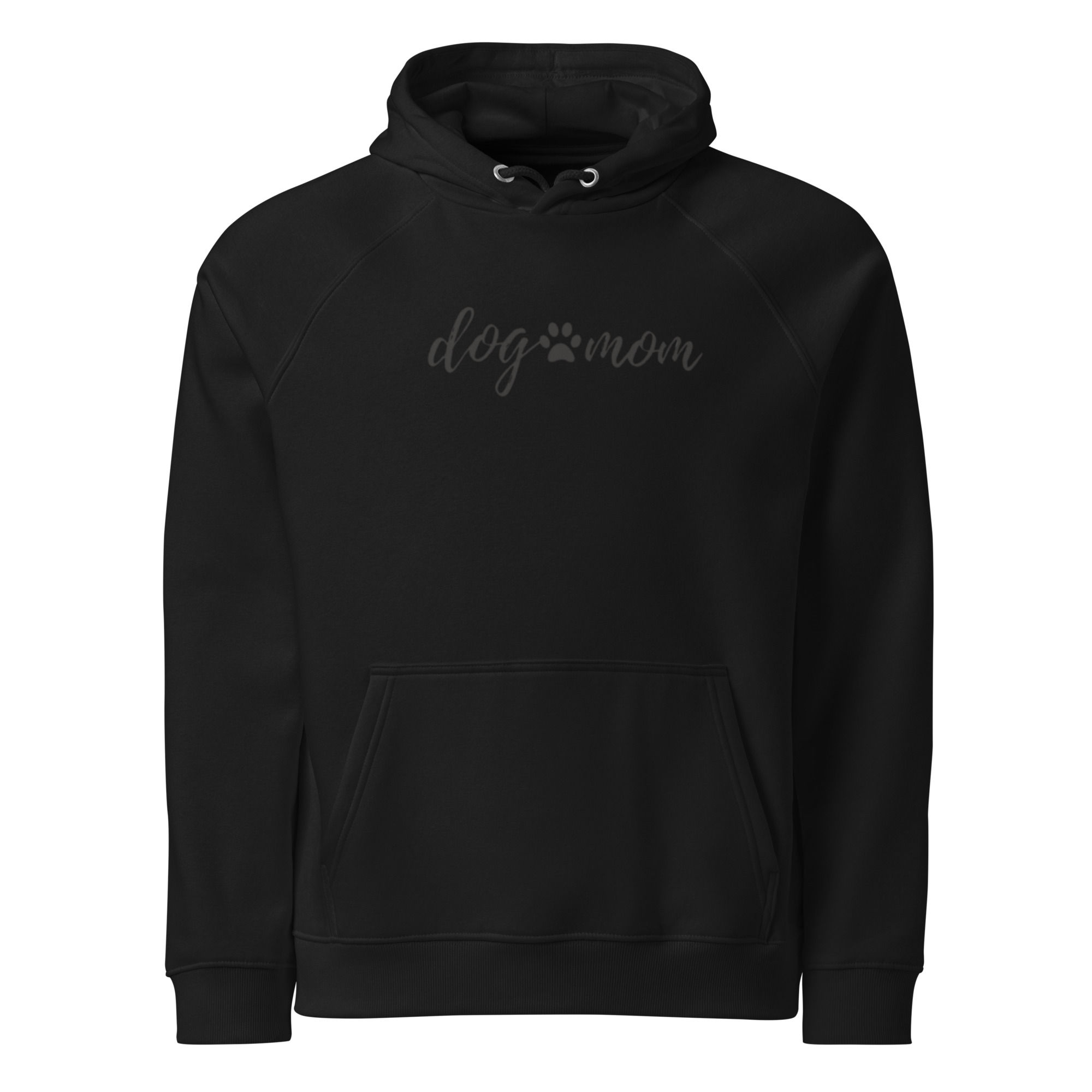 Dog Mom eco raglan hoodie
