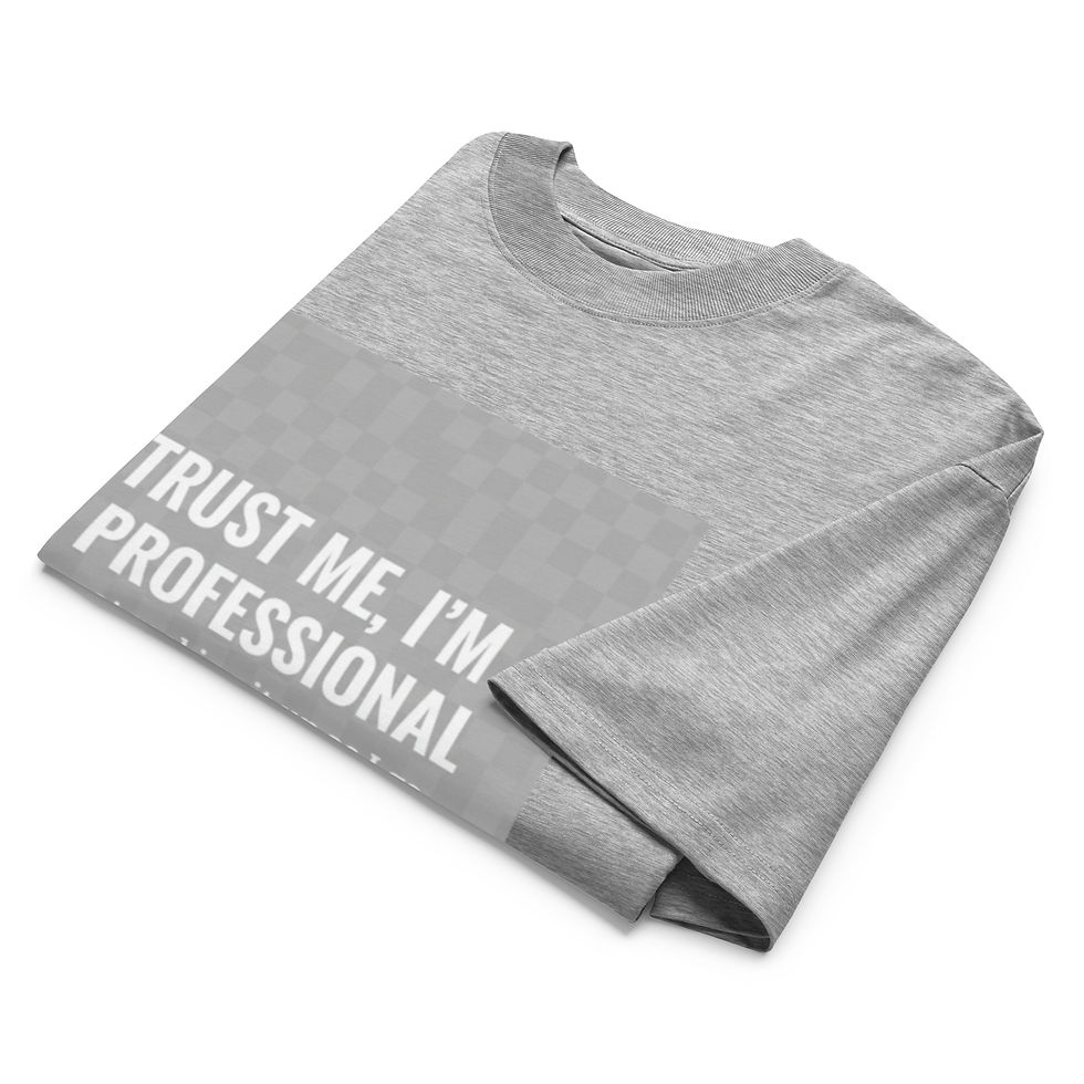 Thumbnail: Professional Unisex organic oversized high neck t-shirt