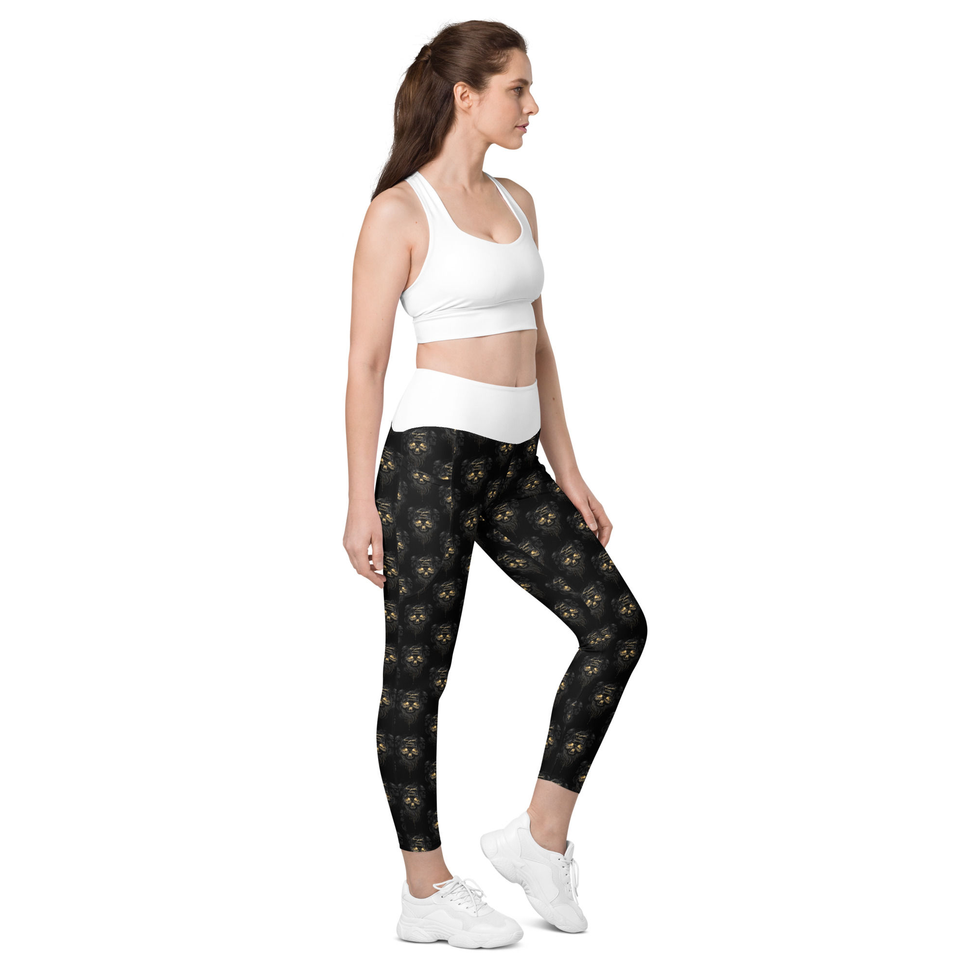 Skull Leggings with pockets