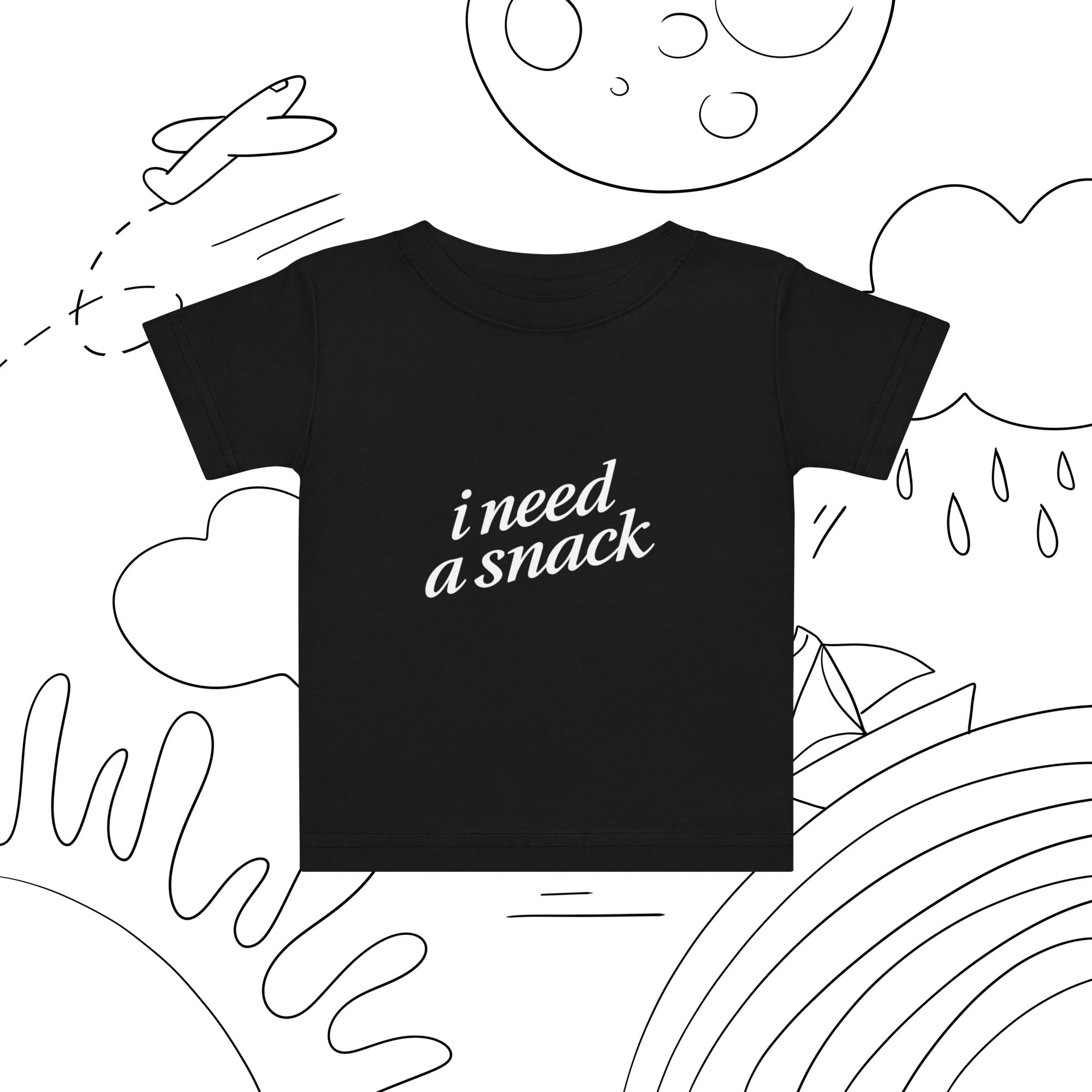 I need a snack Baby jersey t-shirt