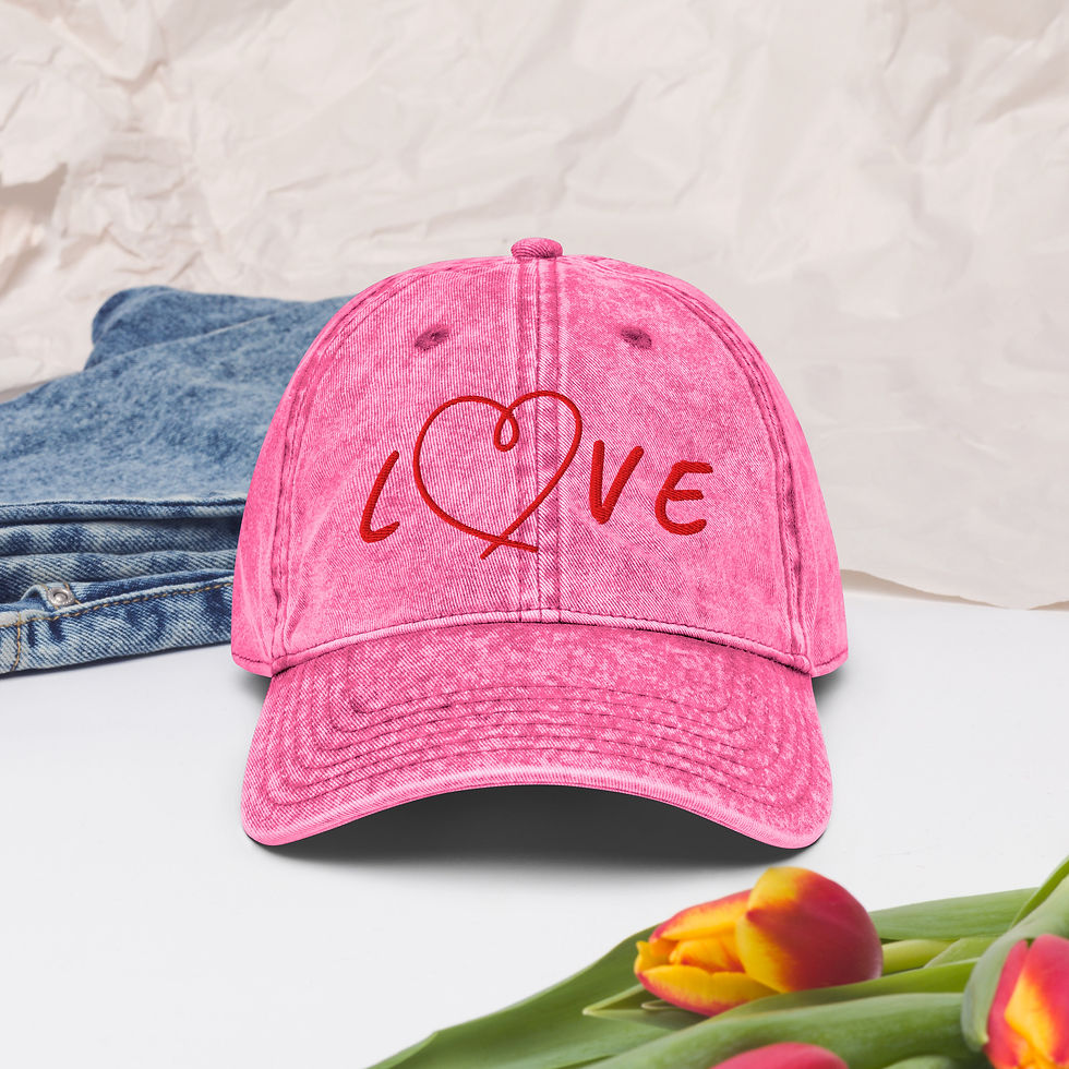 Thumbnail: Vintage Love Cotton Twill Cap