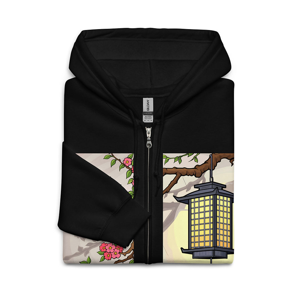 Women's Lantern heavy blend zip hoodie