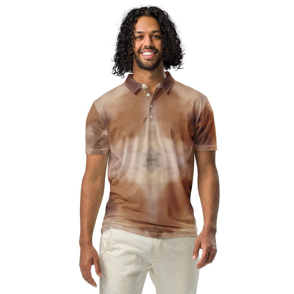 Thumbnail: Men’s Brown slim fit polo