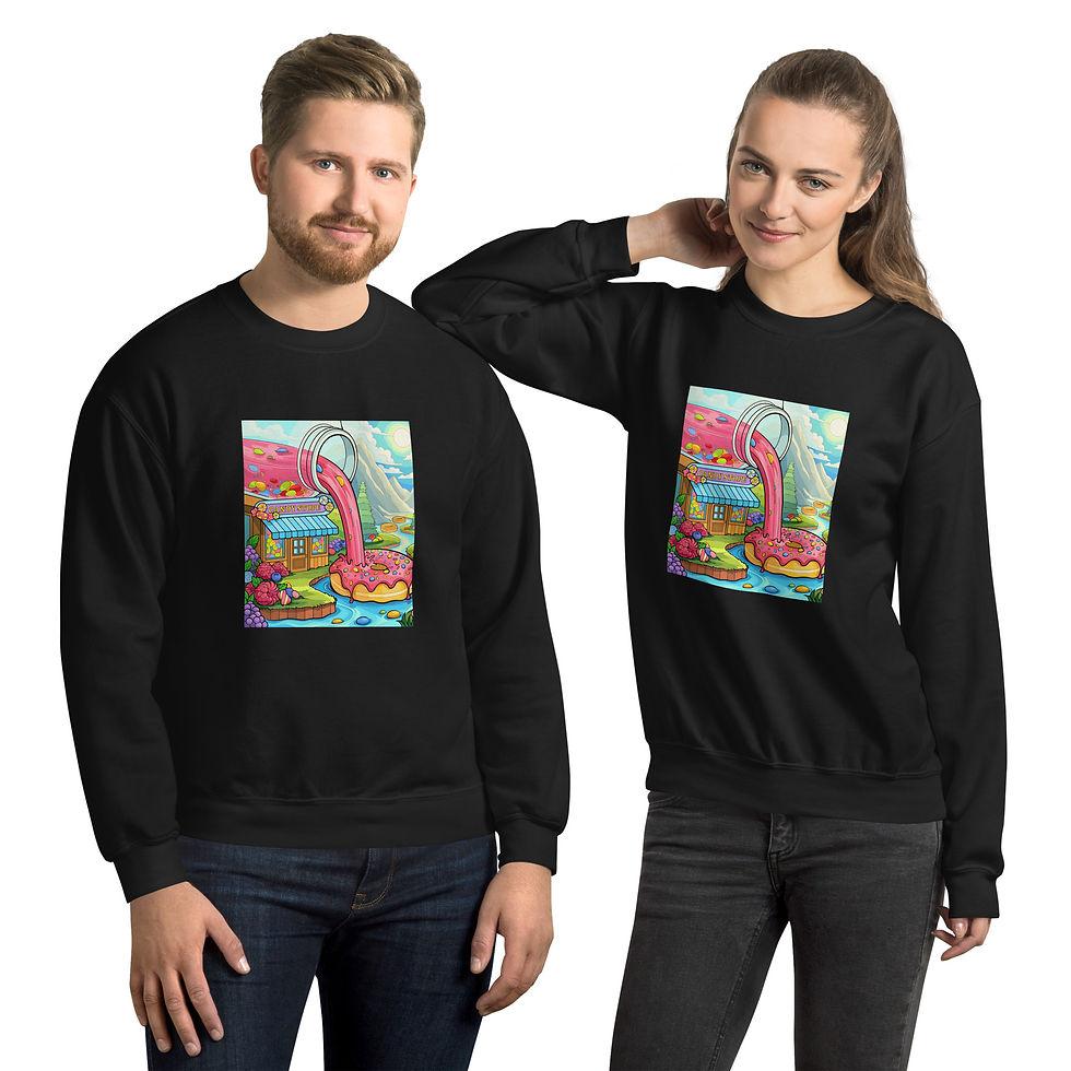 Unisex Doughnut Sweatshirt