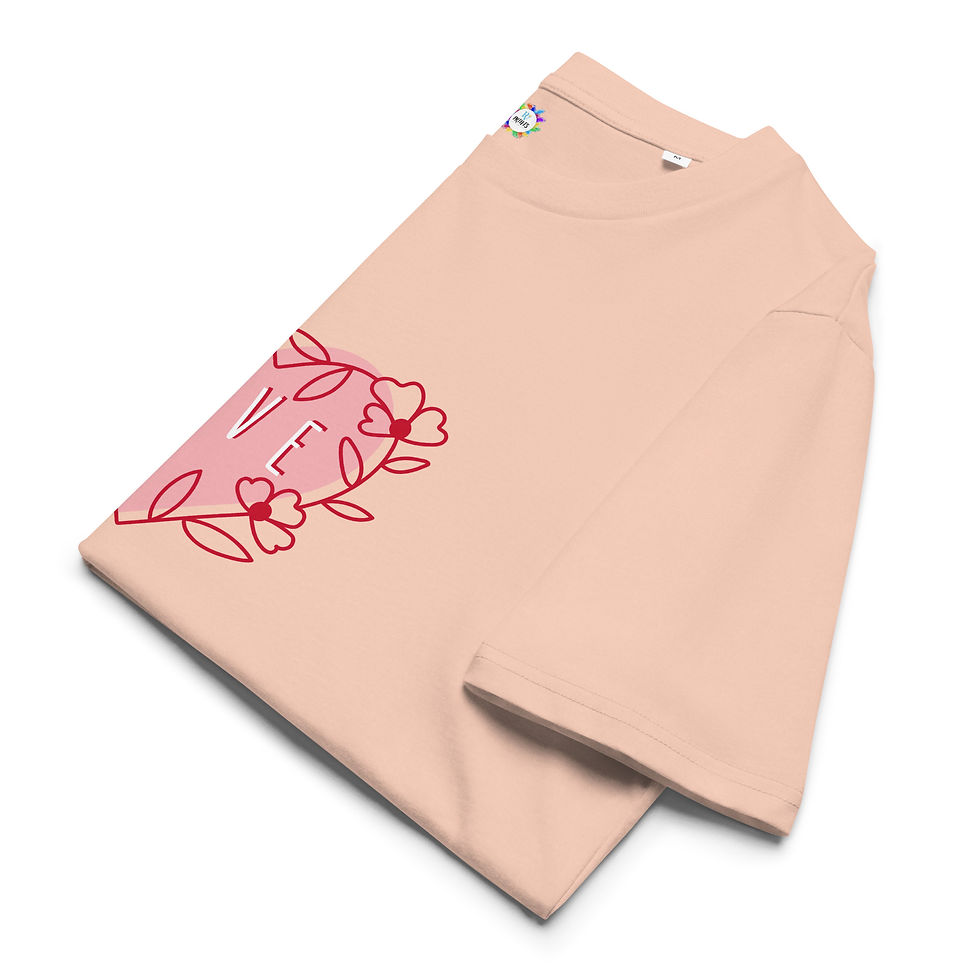Thumbnail: Women's Love organic cotton t-shirt