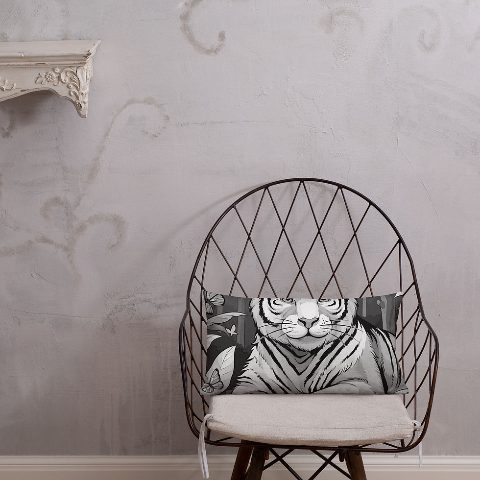 Thumbnail: White Tiger Premium Pillow