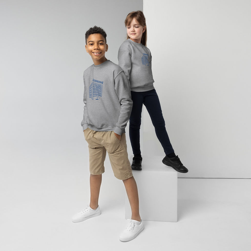 Thumbnail: Youth Goal crewneck sweatshirt