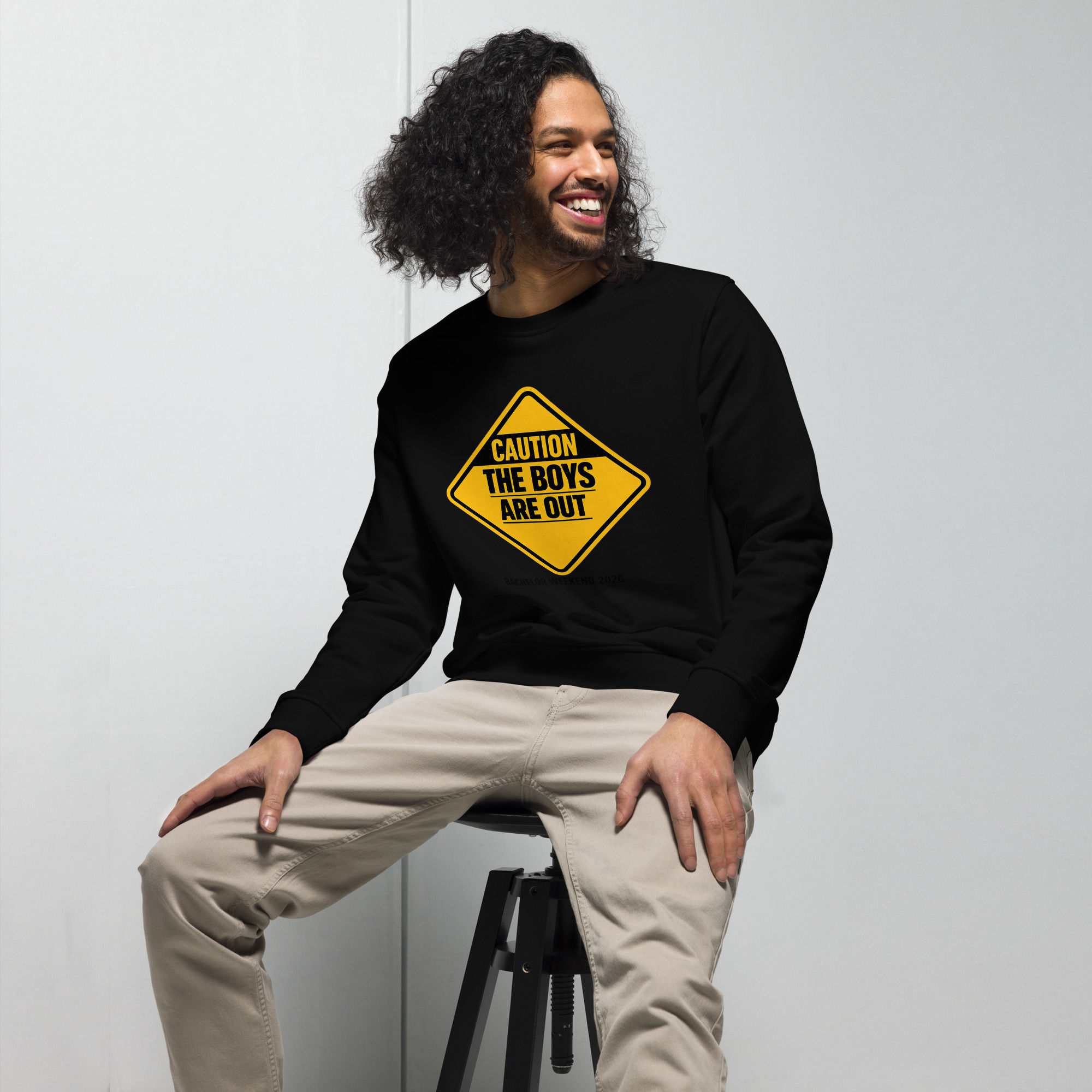 The Boys Are Out organic sweatshirt