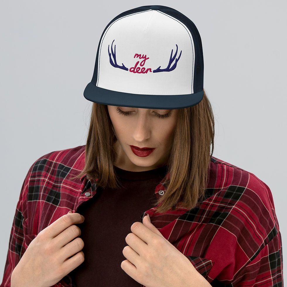 Thumbnail: Ladies my deer Trucker Cap