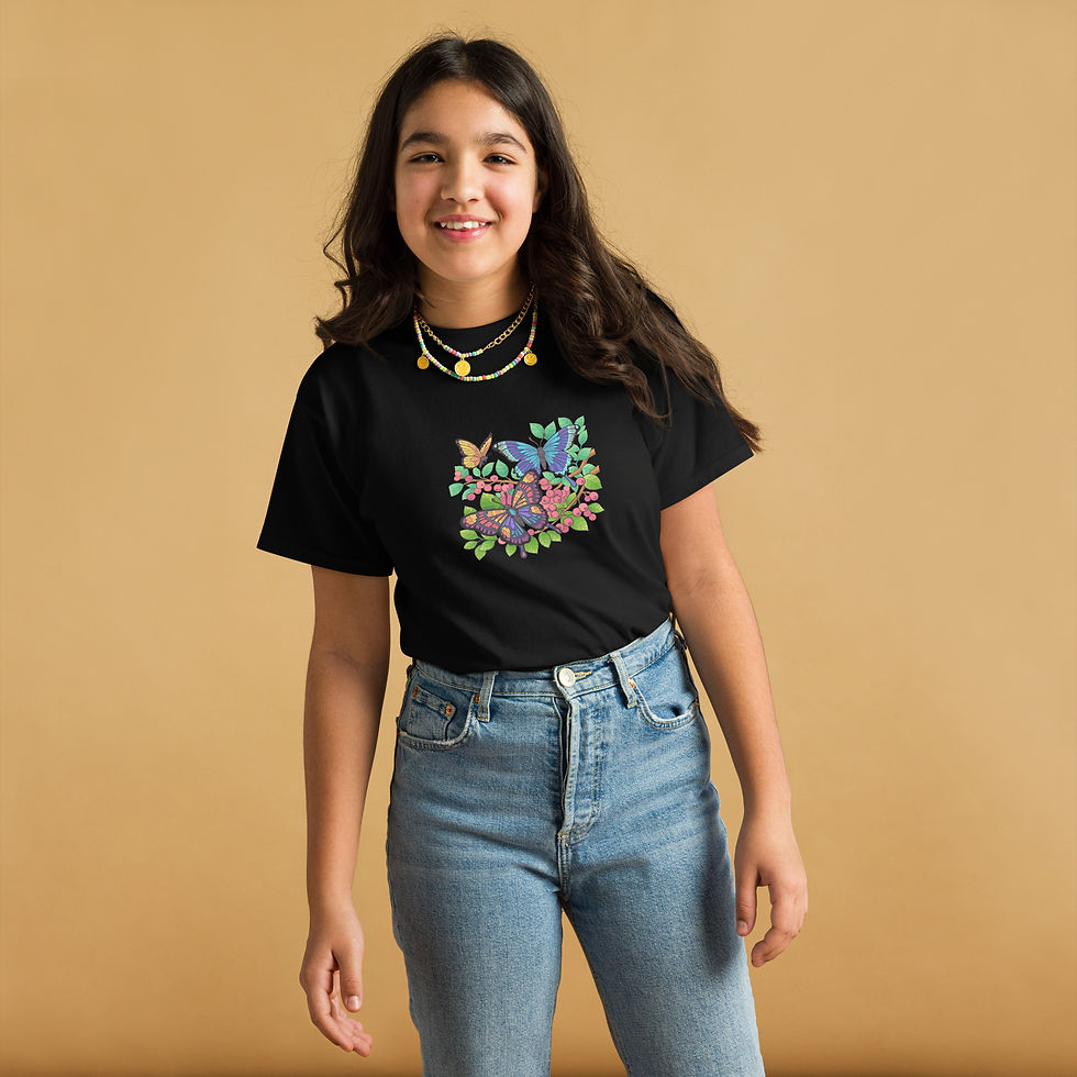 Youth Butterfly classic tee