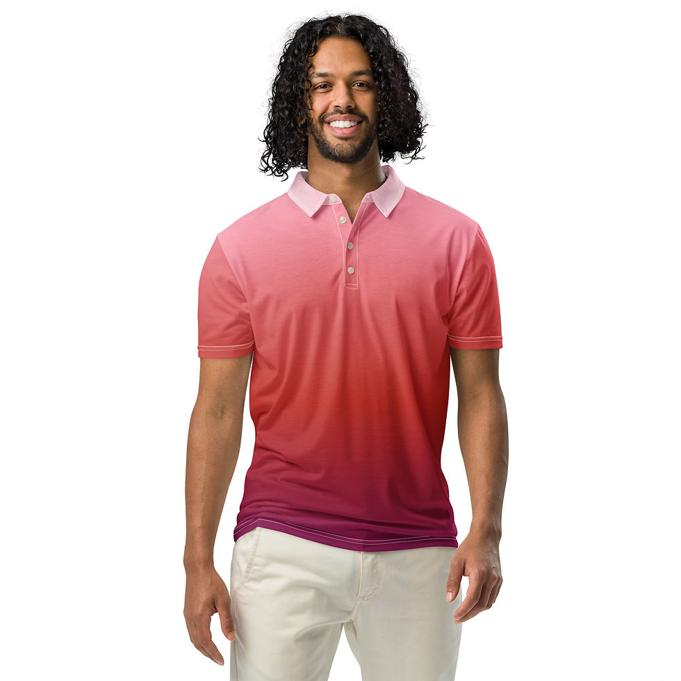 Thumbnail: Men’s Red slim fit polo