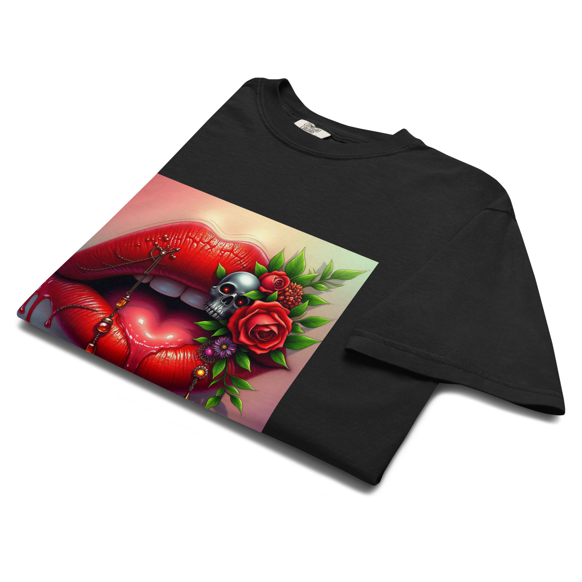 Unisex Rose Lips garment-dyed heavyweight t-shirt