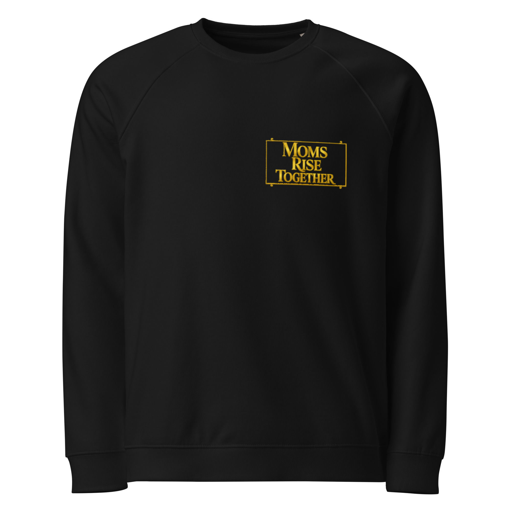 Mom's Unisex organic raglan sweatshirt