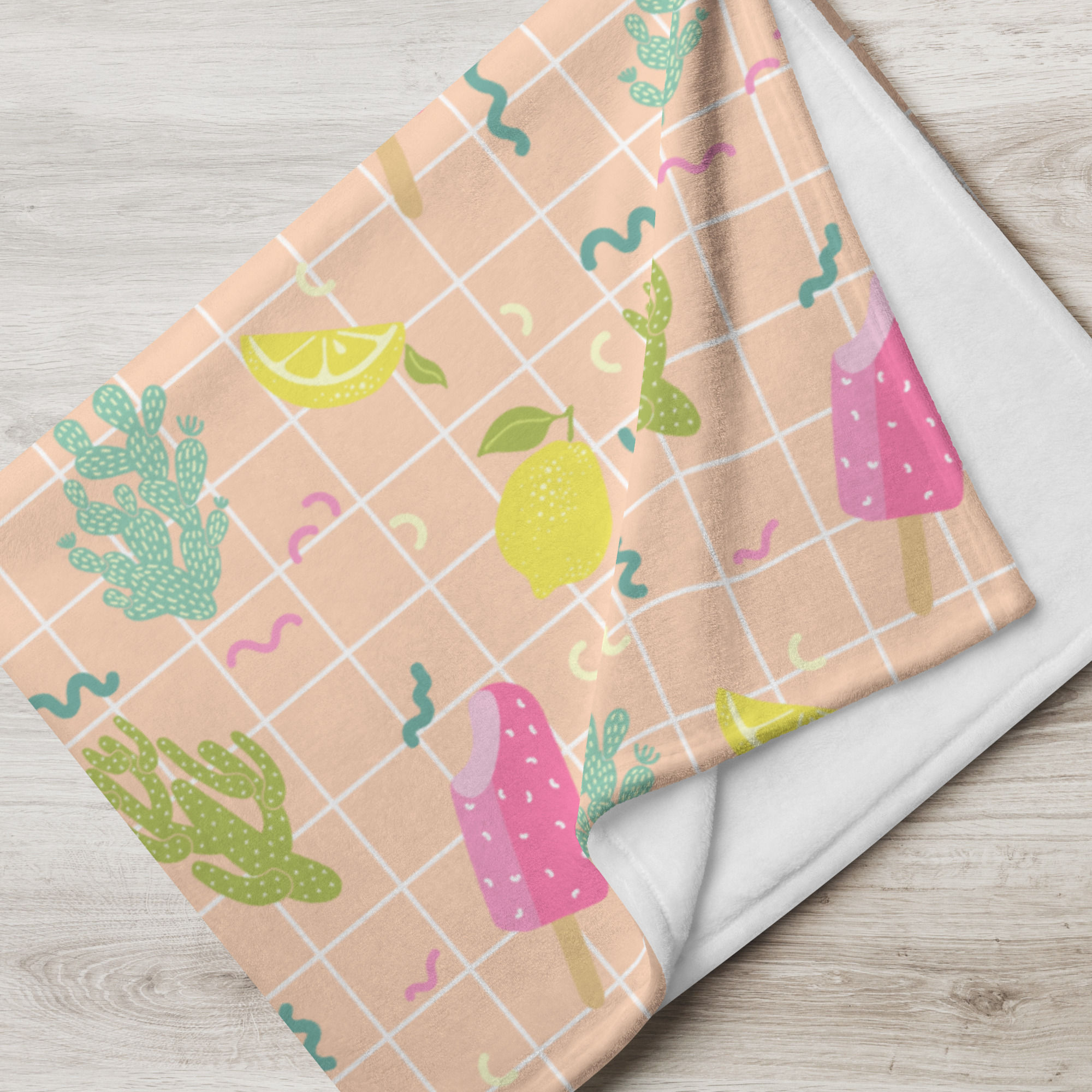 Ice cream Throw Blanket