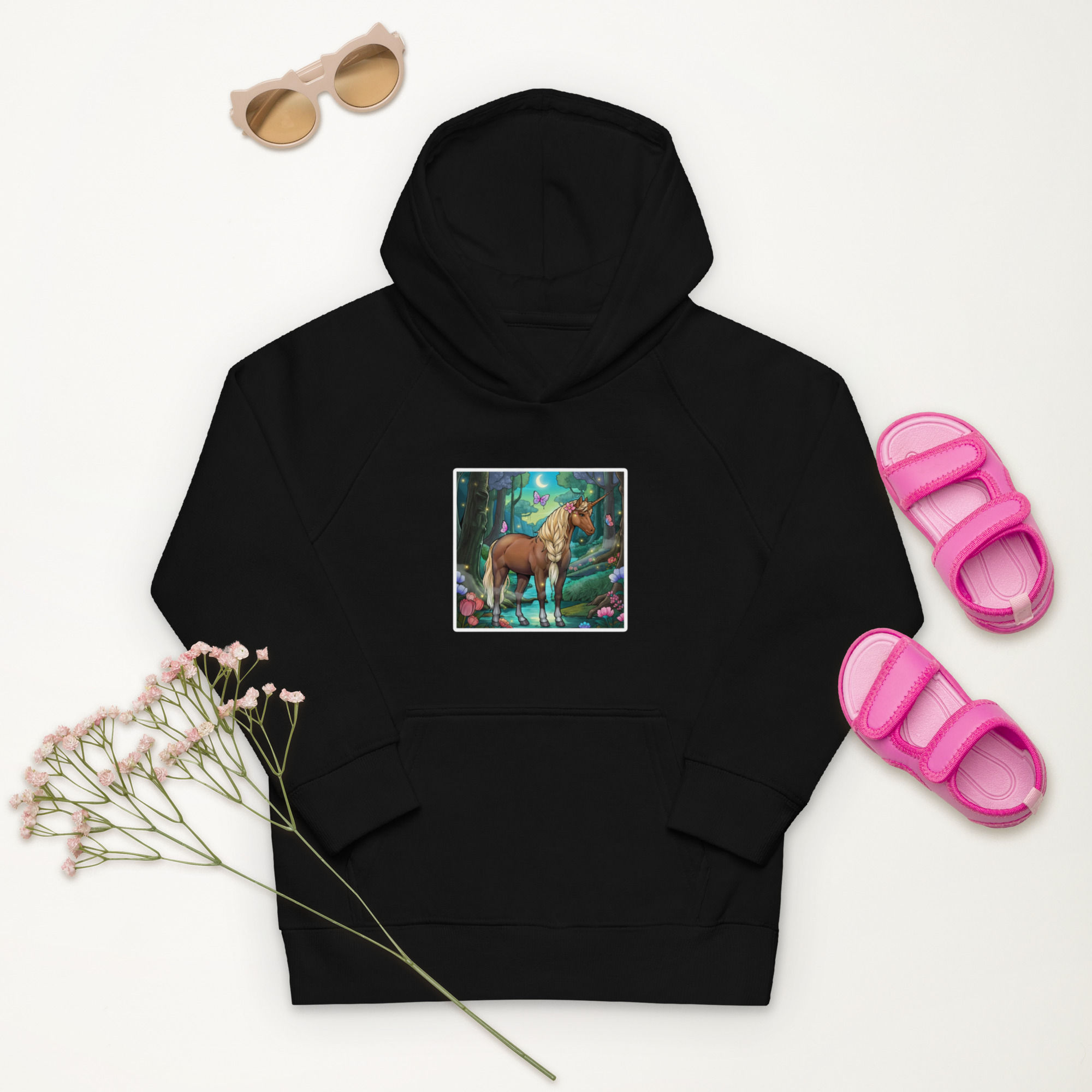 Unicorn Kids eco hoodie