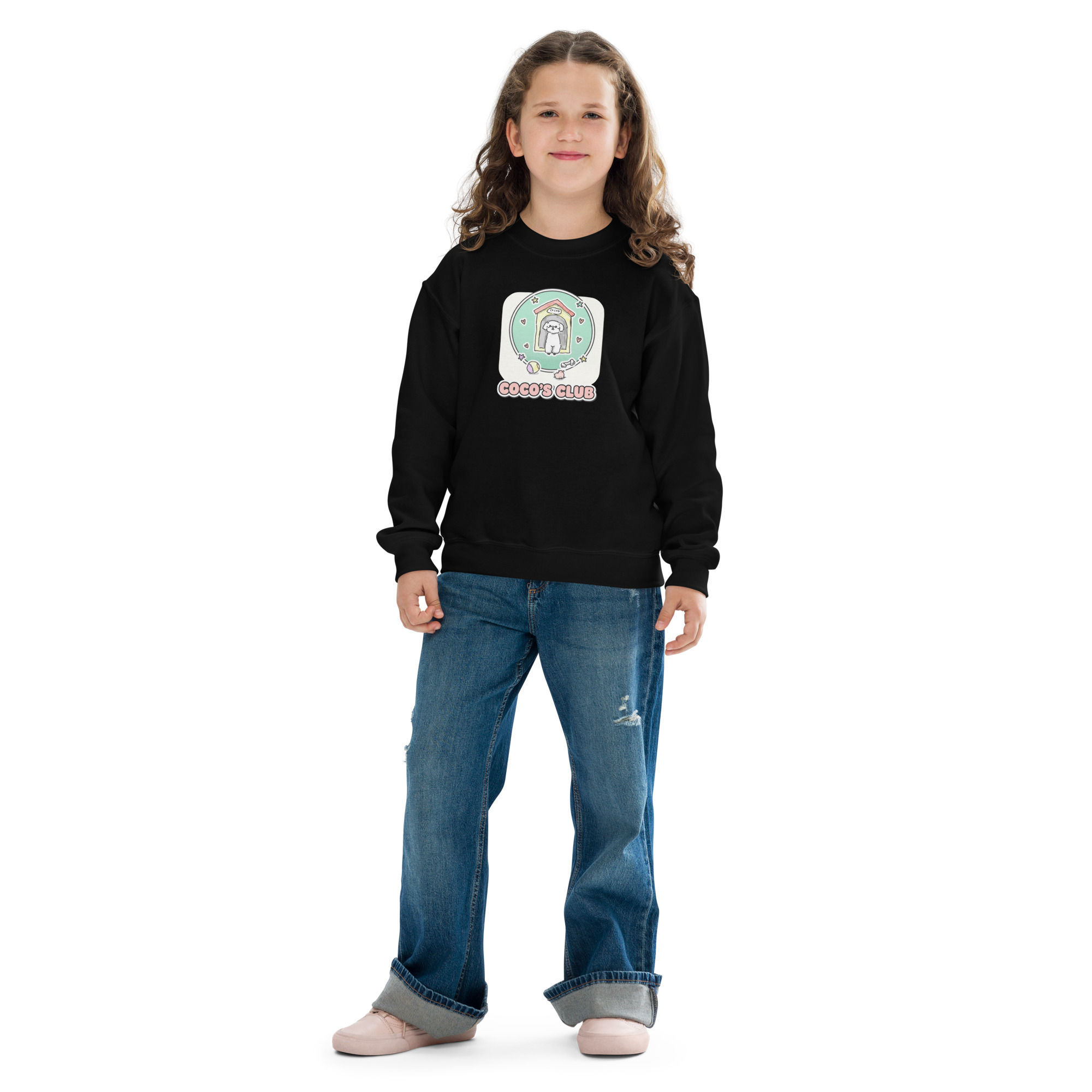 Coco's Club Youth crewneck sweatshirt