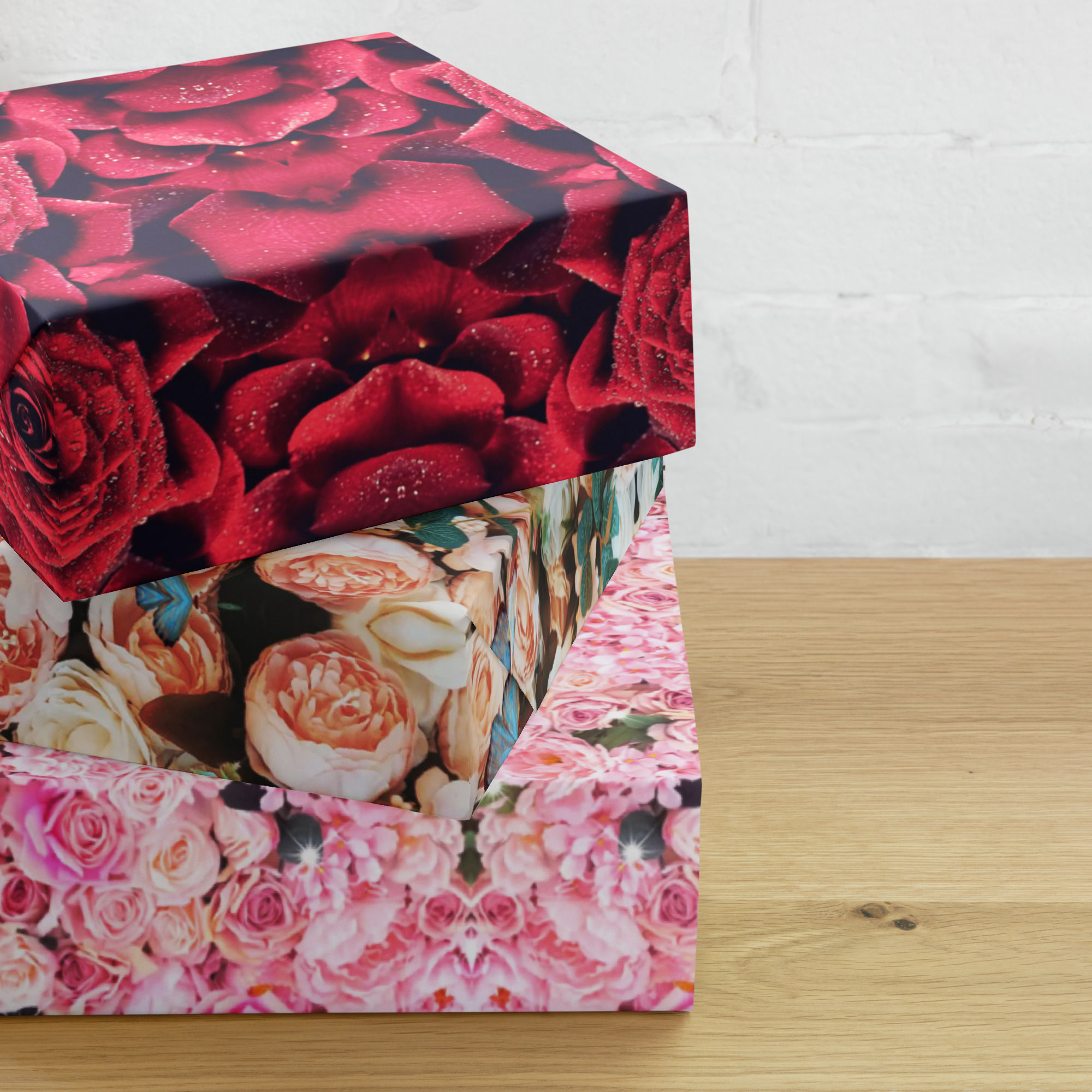 Floral Wrapping paper sheets