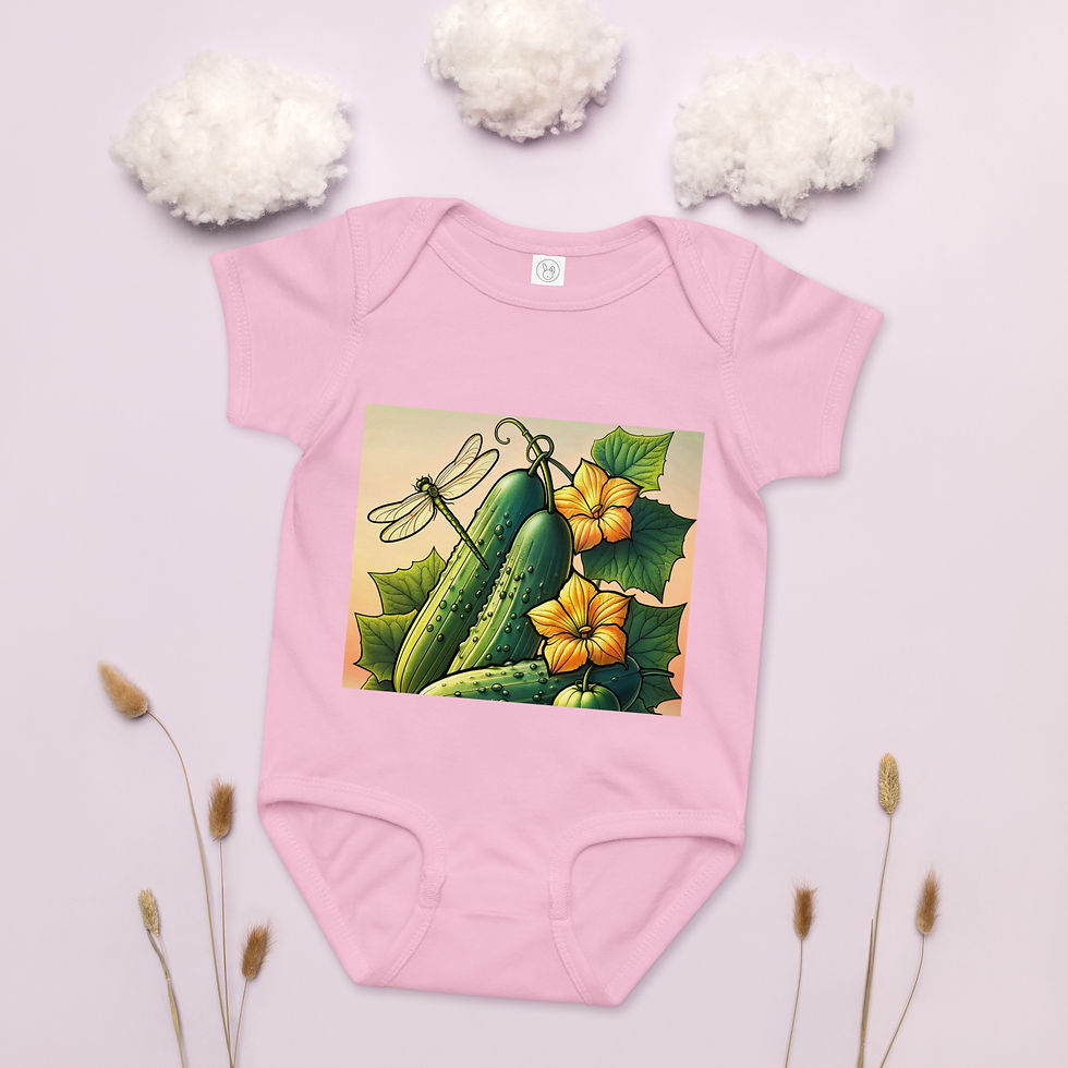 Thumbnail: Baby Pickle jersey bodysuit