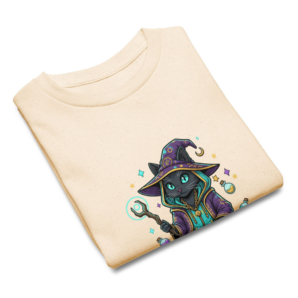 Thumbnail: Mystical Cat Youth classic tee