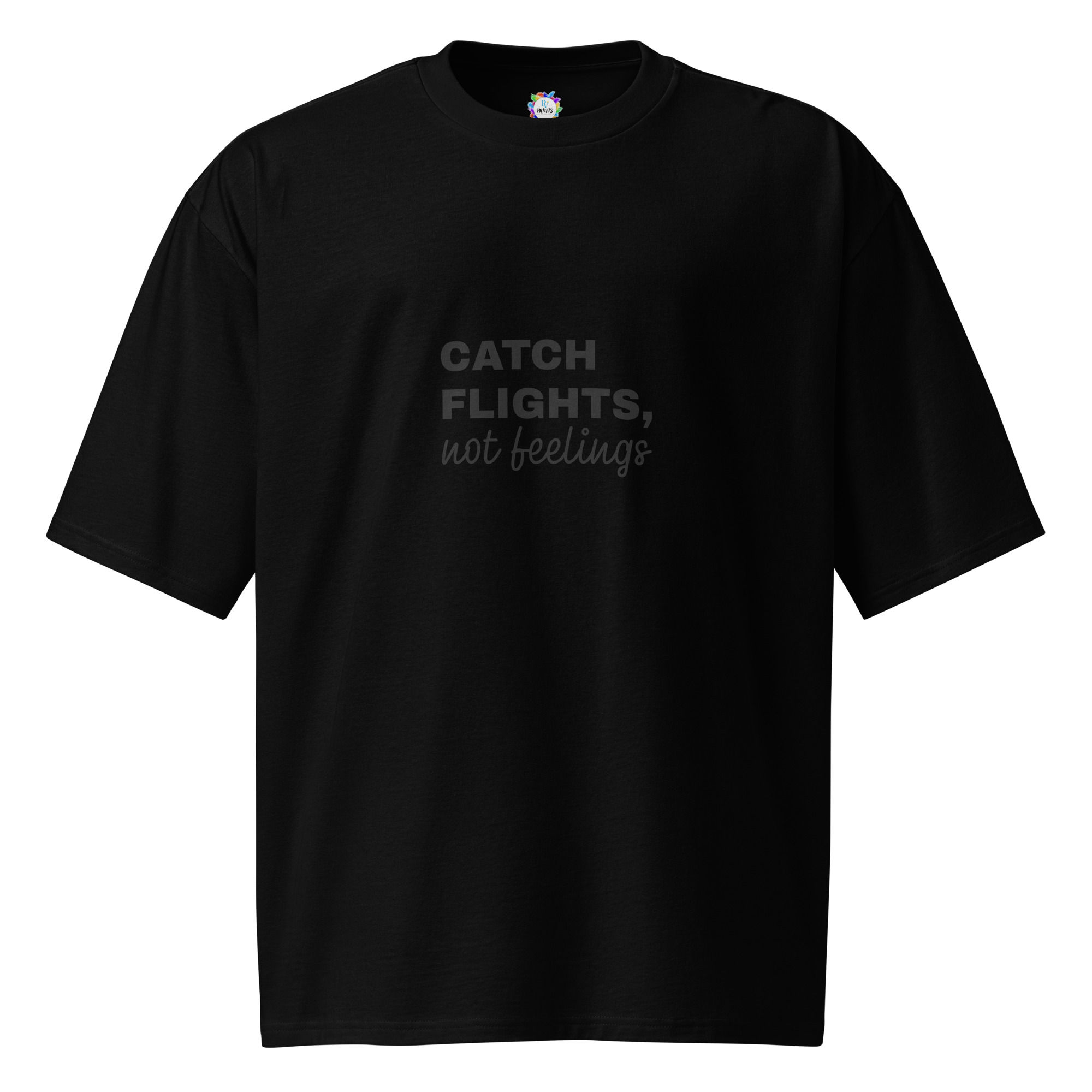 Catch Flights Oversized heavyweight t-shirt