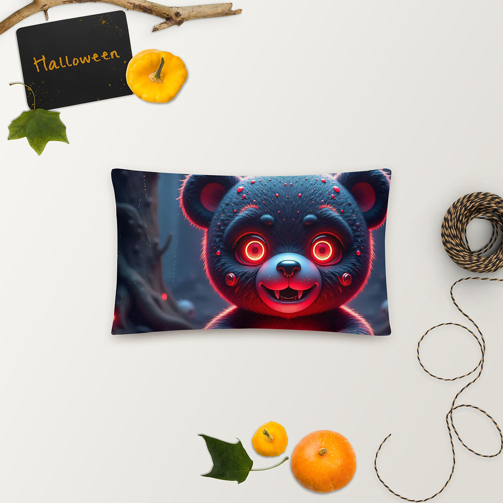 Thumbnail: Red Bear Basic Pillow