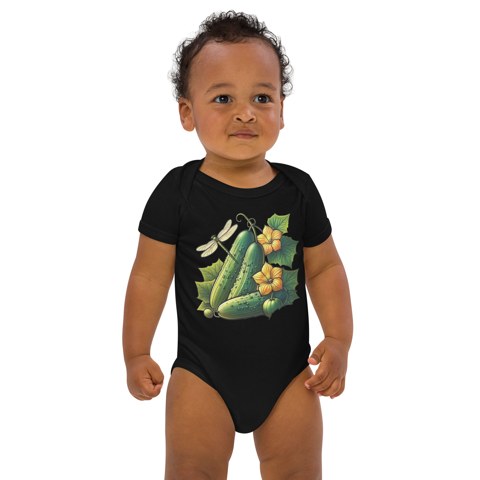 Organic cotton Pickle baby bodysuit