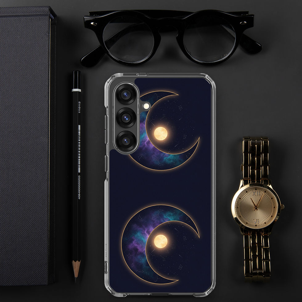 Thumbnail: Purple Moon Clear Case for Samsung®