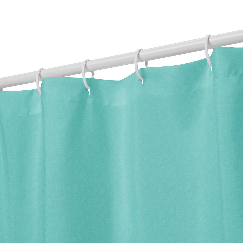 Blue Print Shower curtain