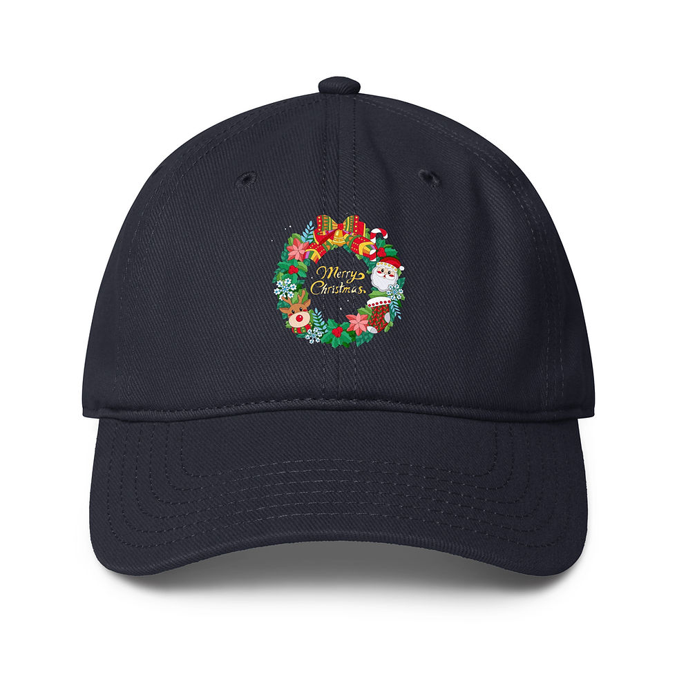 Thumbnail: Merry Christmas Low-profile baseball cap