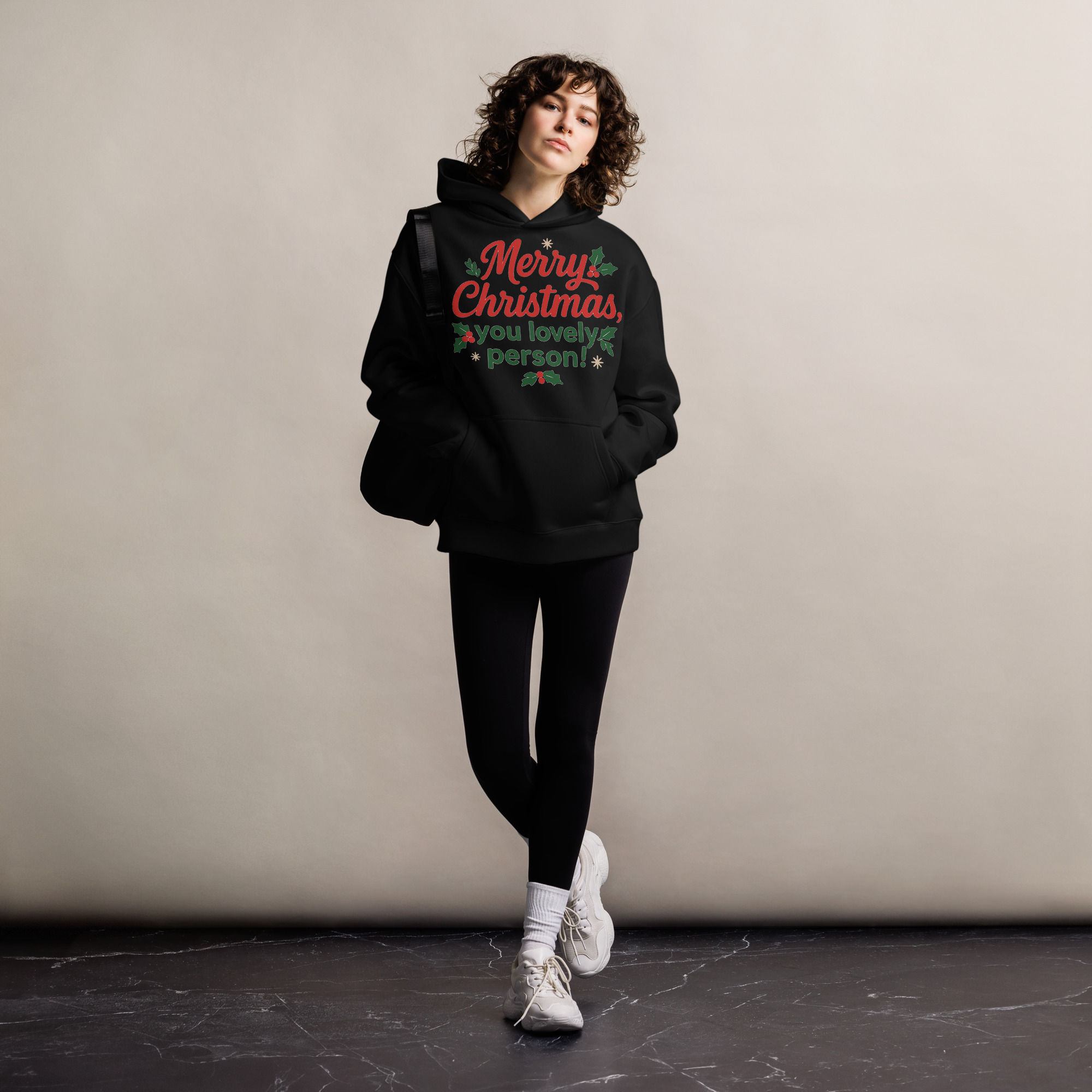 Merry Christmas Unisex oversized hoodie