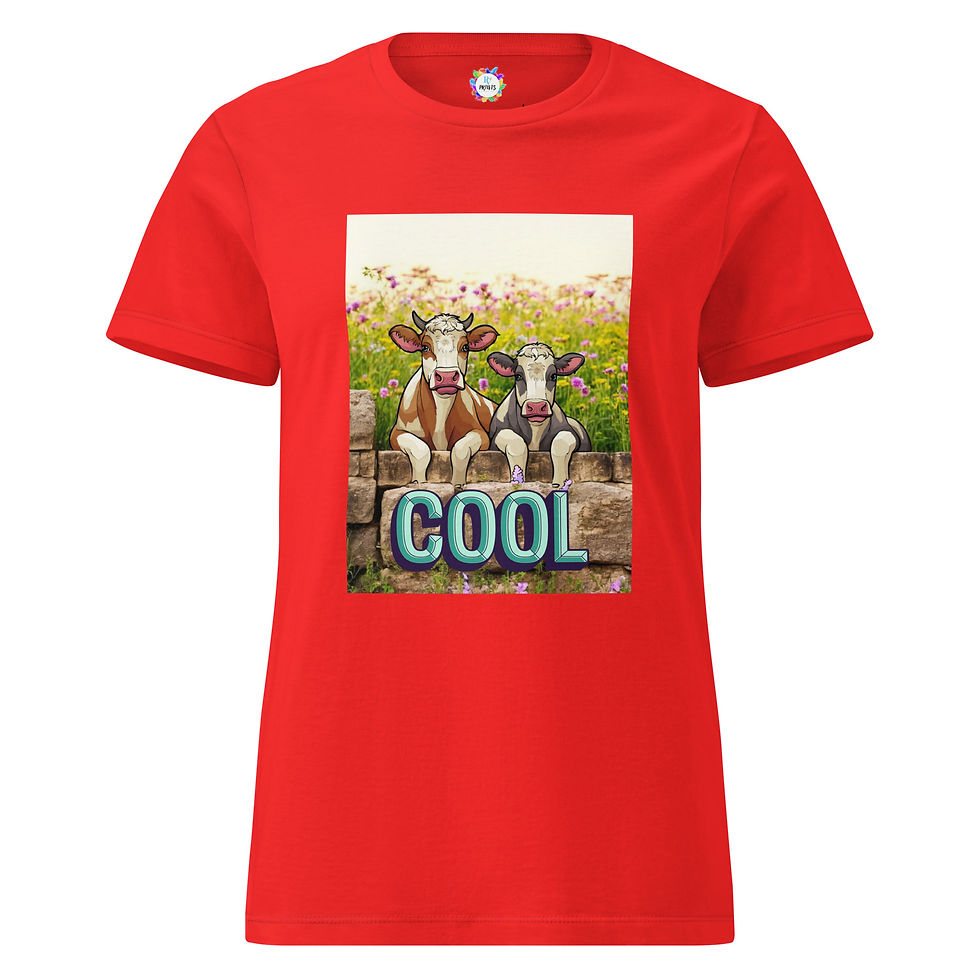 Thumbnail: Cool Cow Women’s basic softstyle t-shirt