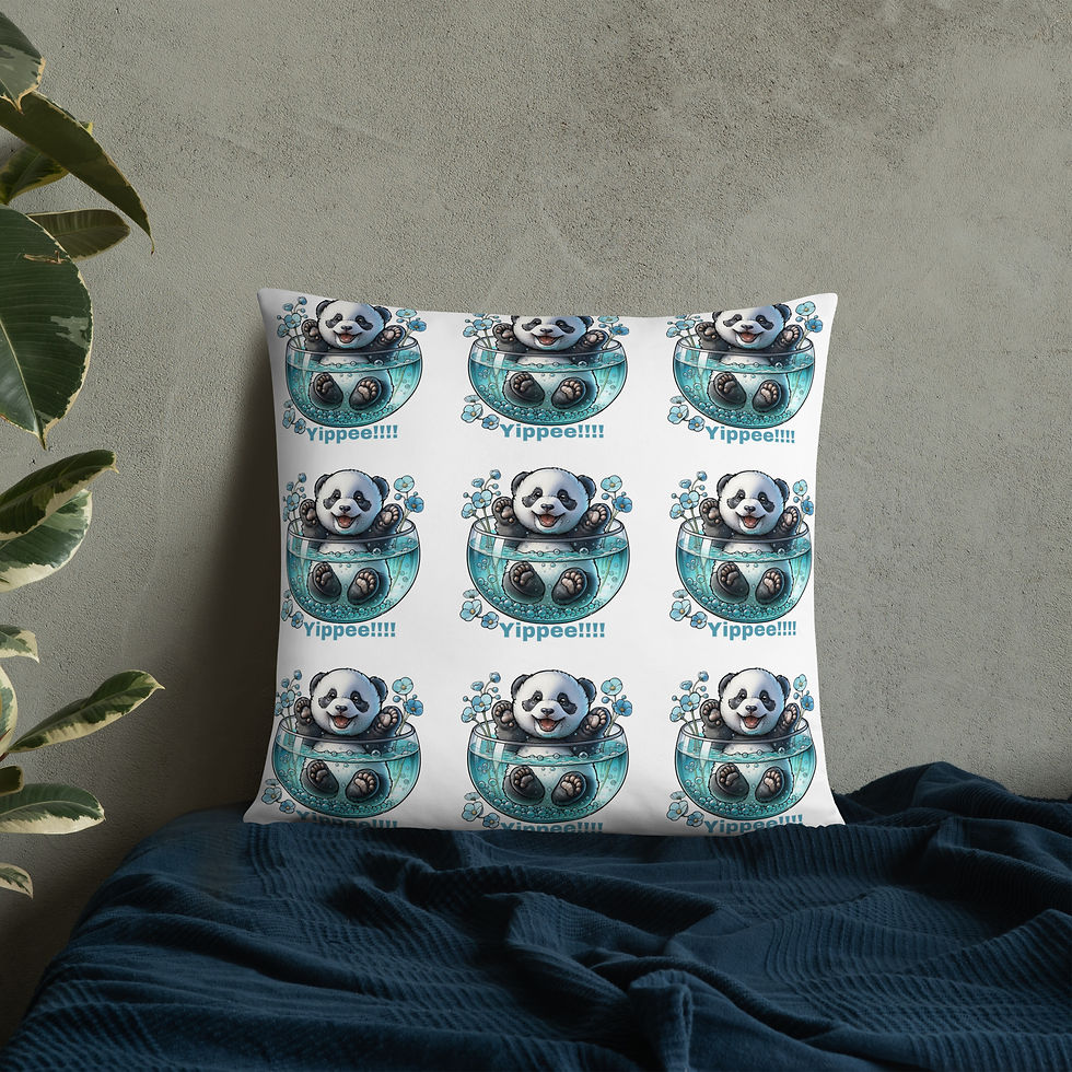 panda Basic Pillow
