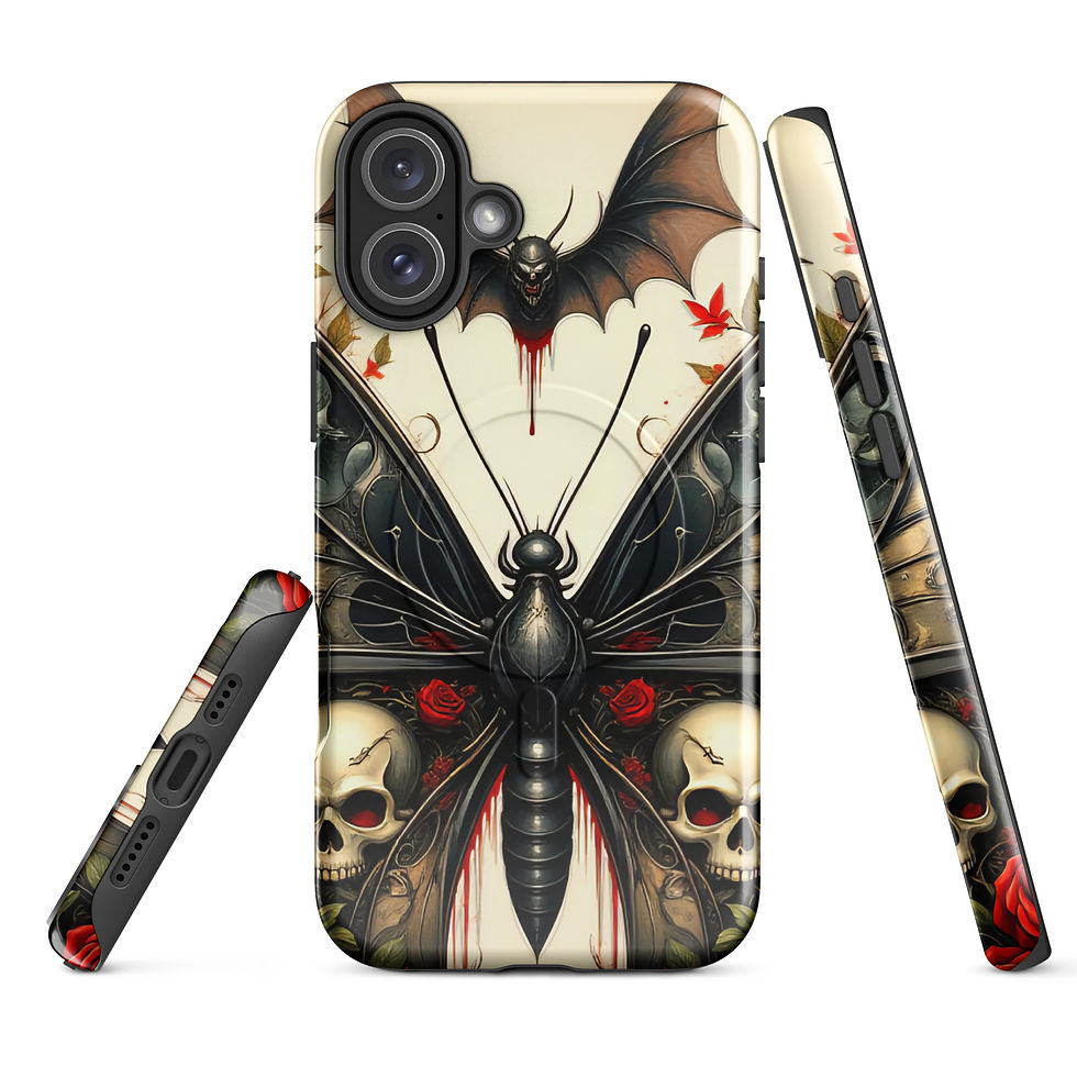 Thumbnail: Skull Butterfly MagSafe® tough case for iPhone®