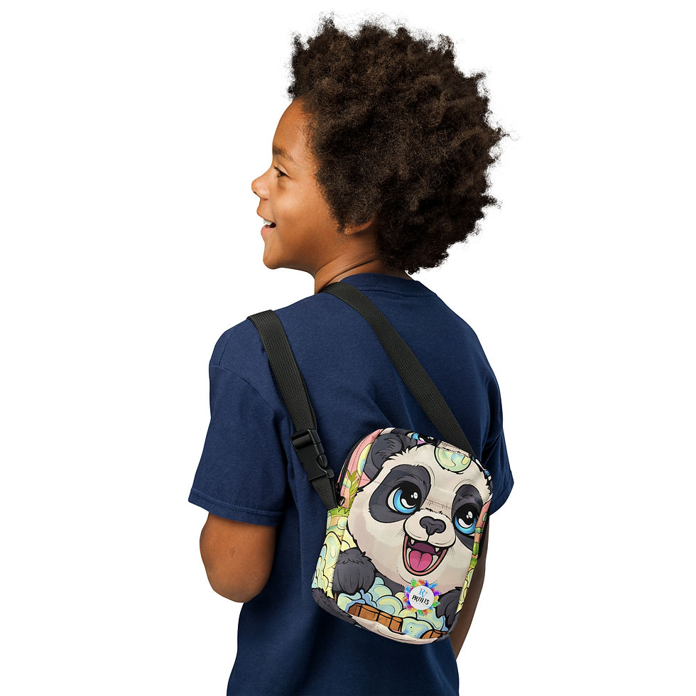 Cute Panda Utility crossbody bag