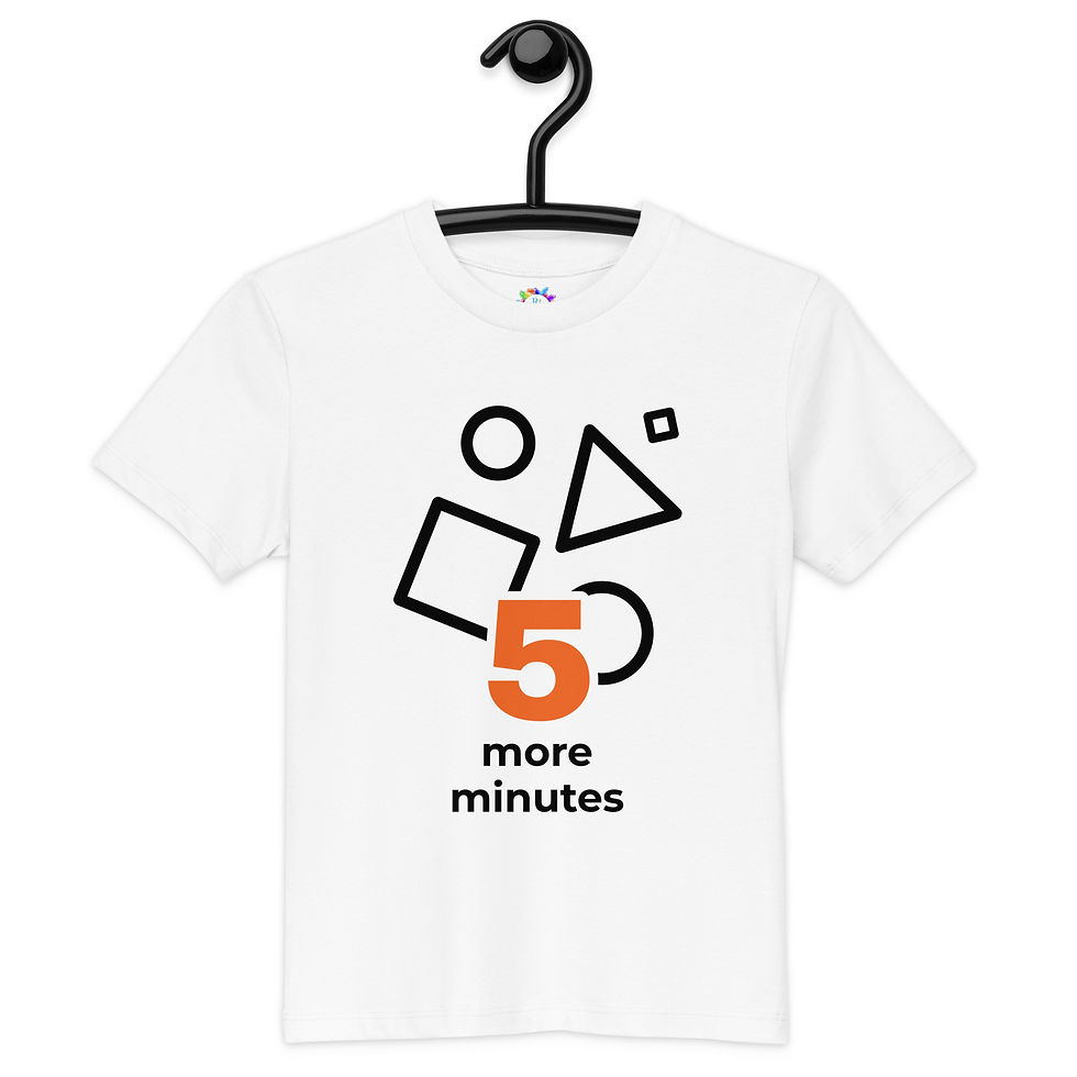 Thumbnail: Organic 5 More cotton kids t-shirt